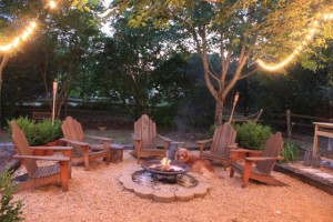 Back Yard Fire Pit Landscaping Ideas