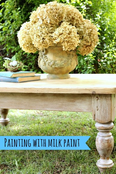 Painting with Milk Paint
