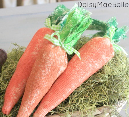 Burlap Carrots @ DaisyMaeBelle