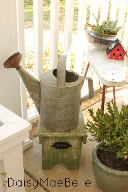 Vintage Watering Can @ DaisyMaeBelle
