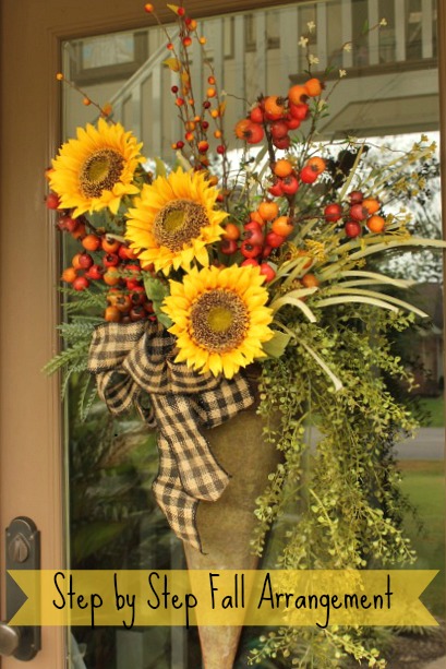 Decorating your front door for fall