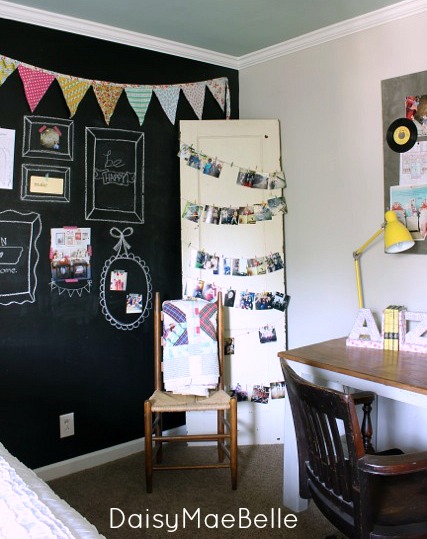 Painting a chalkboard wall