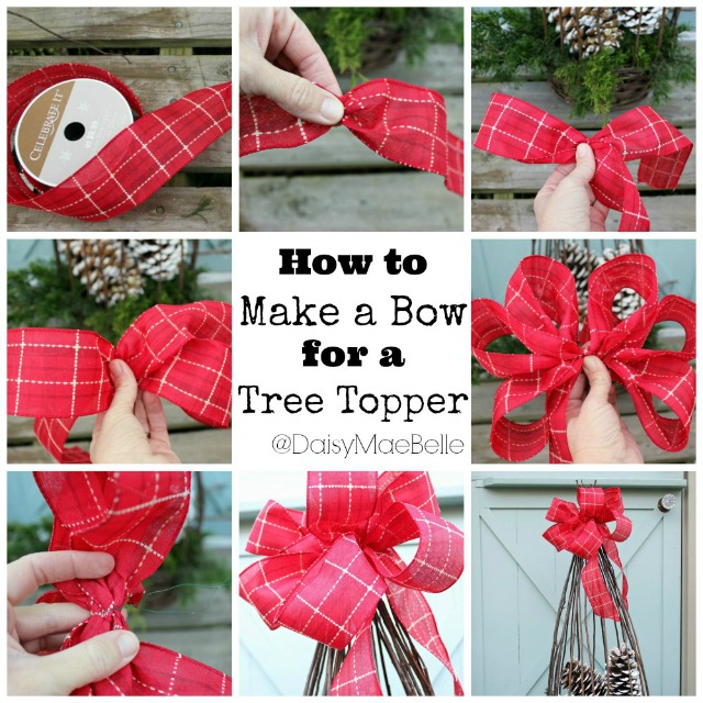 How to Make a Bow for a Christmas Tree
