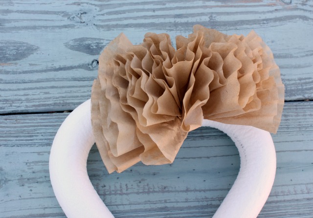 How to Make a Coffee Filter Wreath
