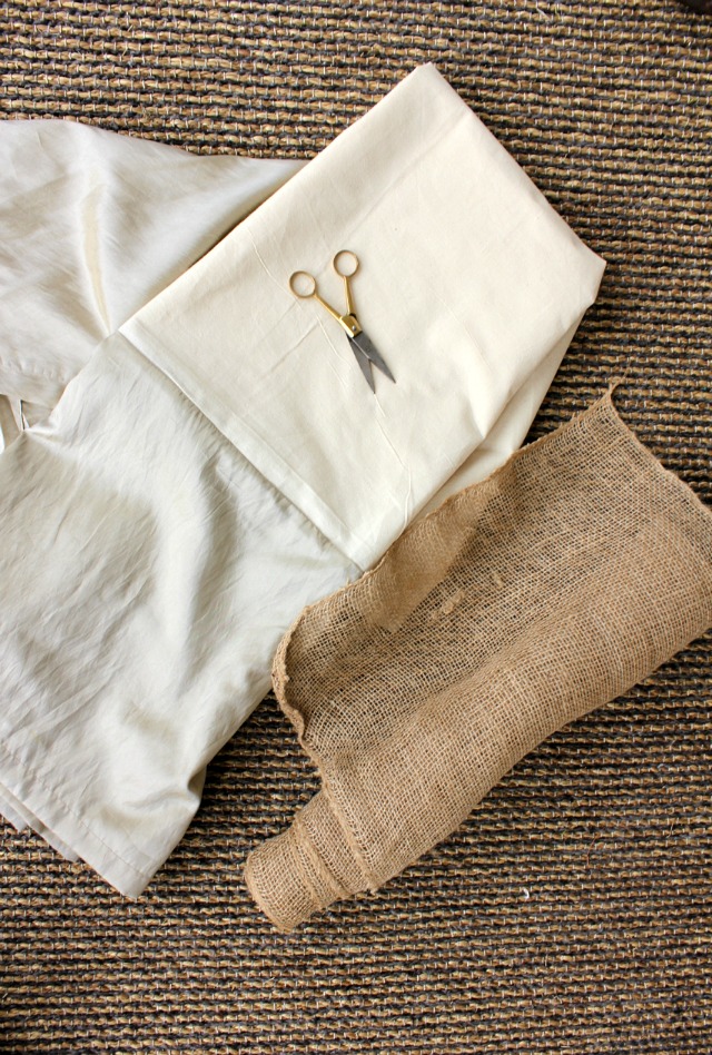 How to Make a Burlap Bed Skirt