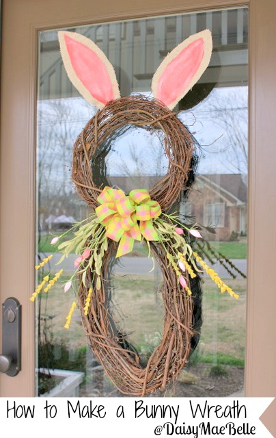 How to Make a Bunny Wreath