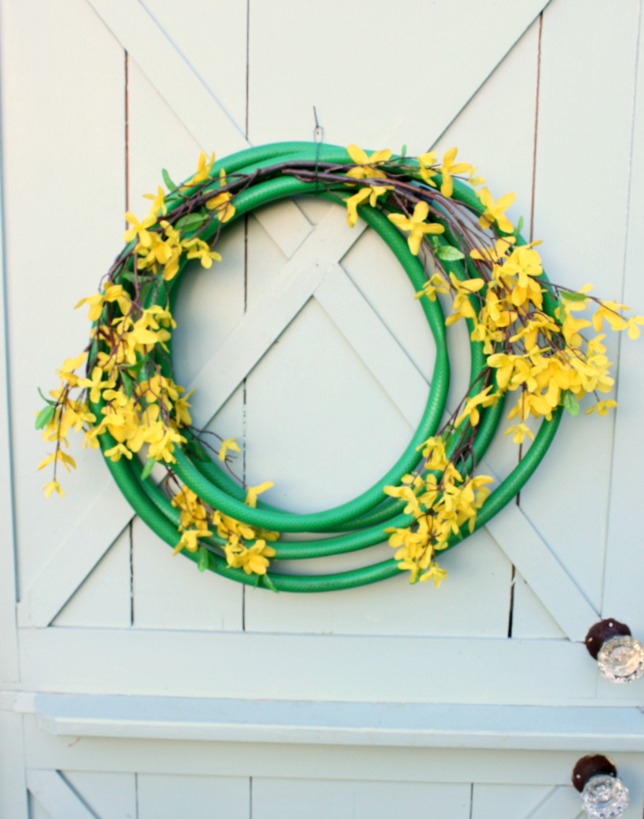 How to Make a Wreath out of a Garden Hose