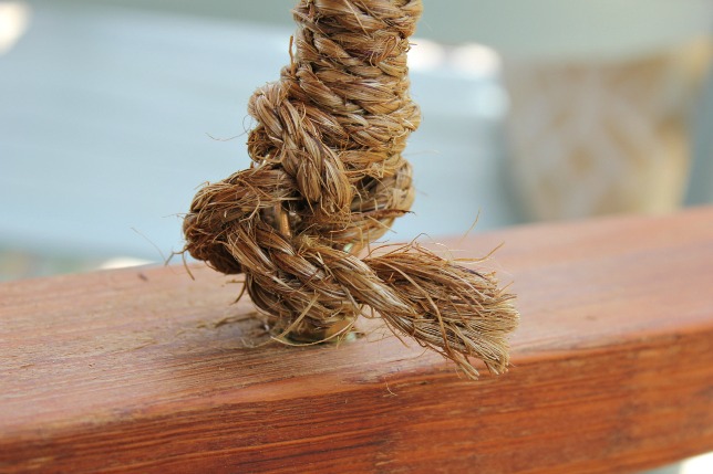 Rope Wrapped Chain For A Porch Swing Daisymaebelle