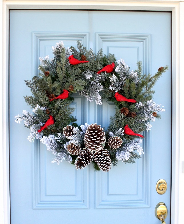 How to Make a Christmas Wreath - daisymaebelle | daisymaebelle